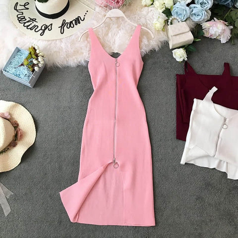Image of New Sexy Strapless White Dress V-neck Padded Stretchy Back Women Summer Off-shoulder Fairy Mini Vestidos hollow lace V-neck back