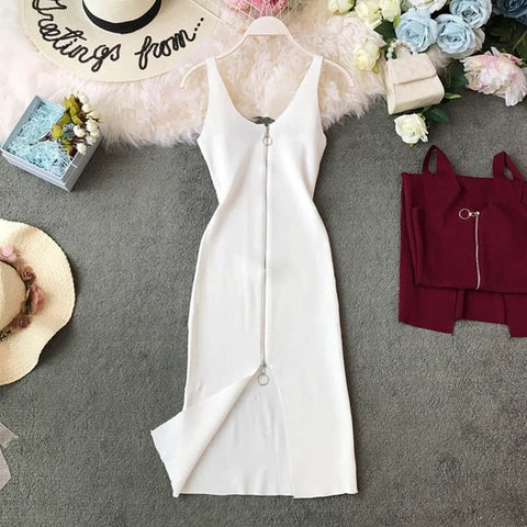Image of New Sexy Strapless White Dress V-neck Padded Stretchy Back Women Summer Off-shoulder Fairy Mini Vestidos hollow lace V-neck back