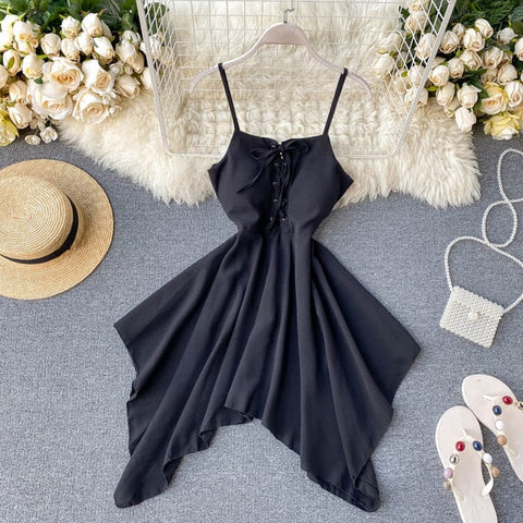 Image of New Sexy Strapless White Dress V-neck Padded Stretchy Back Women Summer Off-shoulder Fairy Mini Vestidos hollow lace V-neck back