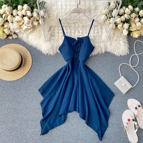 Image of New Sexy Strapless White Dress V-neck Padded Stretchy Back Women Summer Off-shoulder Fairy Mini Vestidos hollow lace V-neck back