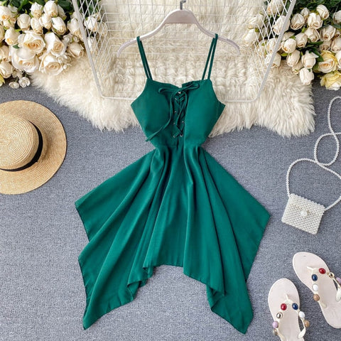 Image of New Sexy Strapless White Dress V-neck Padded Stretchy Back Women Summer Off-shoulder Fairy Mini Vestidos hollow lace V-neck back