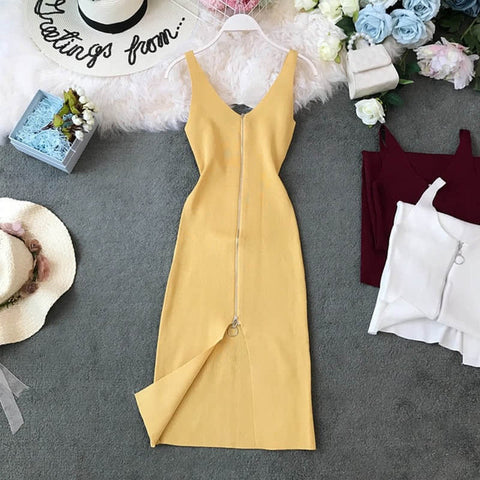 Image of New Sexy Strapless White Dress V-neck Padded Stretchy Back Women Summer Off-shoulder Fairy Mini Vestidos hollow lace V-neck back
